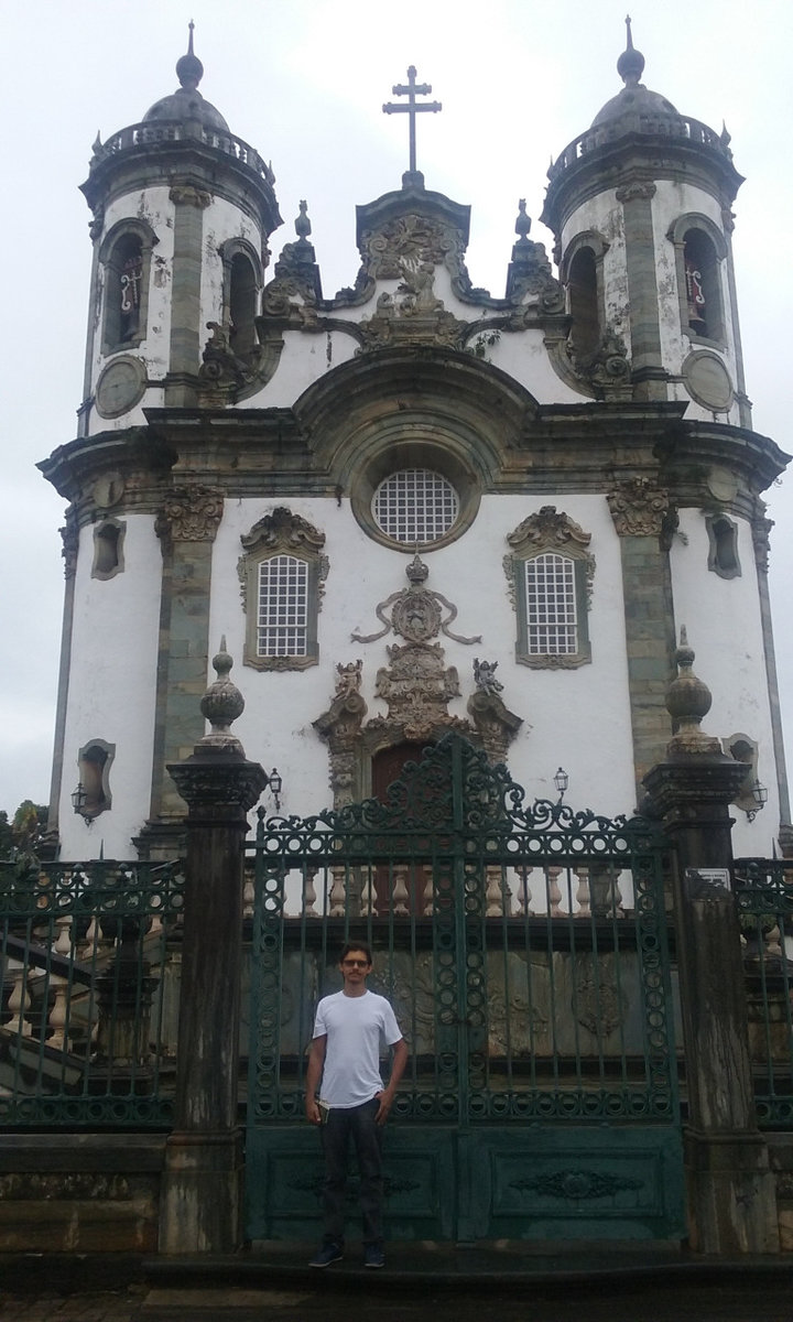 Igreja de São Francisco de Assis (1774-1809), projetada por Aleijadinho, com modificações de Francisco de Lima Cerqueira.