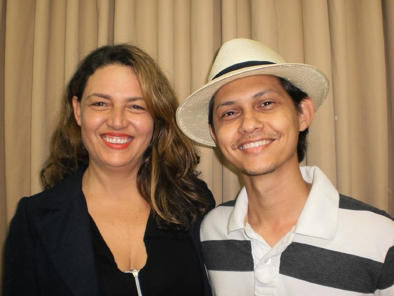 Márcio Moraes e Guiomar de Grammont no VII Seminário Internacional de Literatura Brasileira: Vazio e Danação (Unimontes) jun. de 2013.