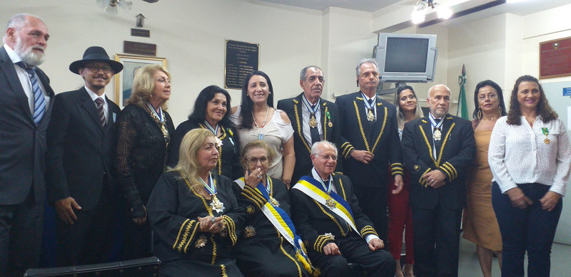 Concessão de Medalha e Diploma "Mérito Marechal Castelo Branco" em Cerimônia da ABRAMMIL na Federação das Academias de Letras do Brasil. Rio de Janeiro-RJ (2019)